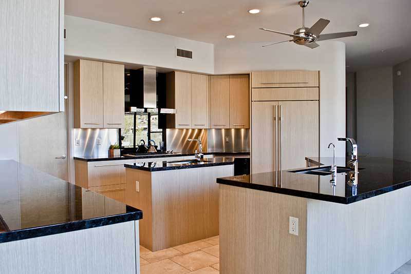 Beautiful, modern kitchen of custom home in Phoenix