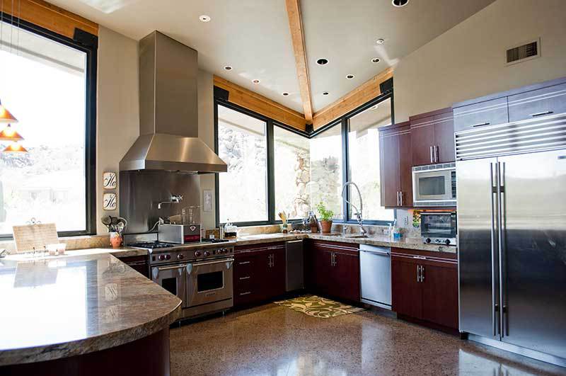 Kitchen of custom home in Phoenix