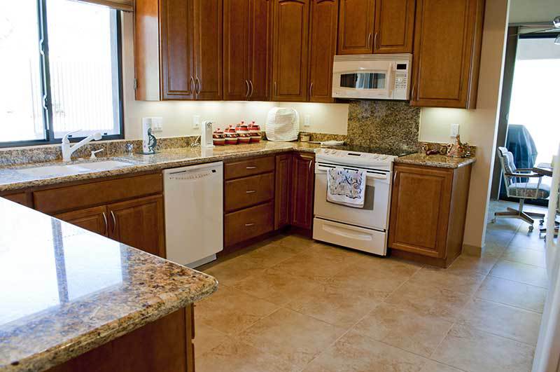 Kitchen of custom home in Phoenix, Arizona