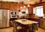 Kitchen of custom home in Phoenix