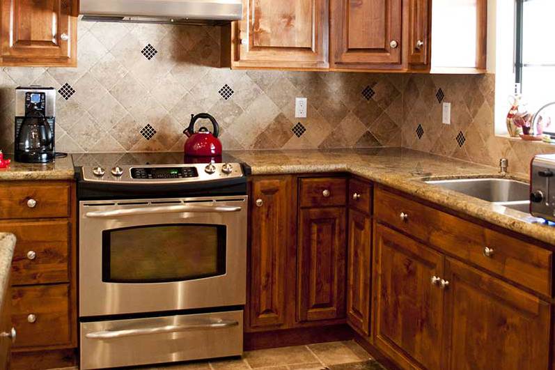 Kitchen of custom home in Phoenix, Arizona