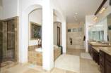 Beautiful bathroom of custom home in Phoenix, Arizona