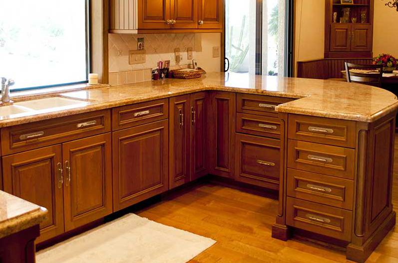 beautiful cabinets of custom home in Phoenix