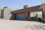 Driveway of custom home in Phoenix, Arizona